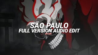 São Paulo - The Weeknd Ft. Anitta Full Version Edit Audio