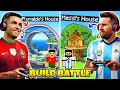 Ronaldo and Messi Playing Minecraft - HOUSE BUILD CHALLENGE