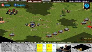 AoE 44 Random Thầu, Dương Còi vs Quýt, Quốc Việt Ngày 12-09-2018