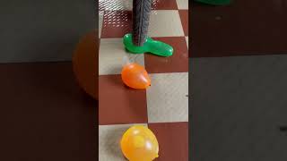 Crushing Crunchy & Soft Things Breaking Balloons By Bike