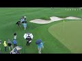 Graham DeLaet chips in for birdie on No. 15 at Shell