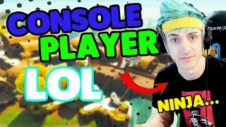 Ninja Makes Fun Of Console Players | Fortnite Daily Moments