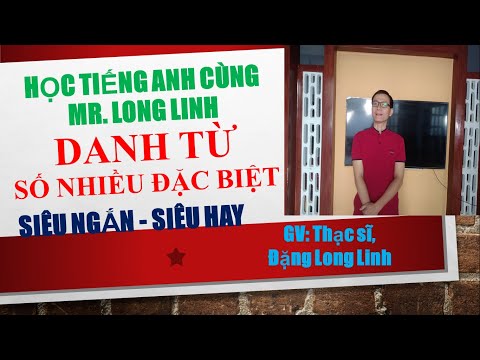 Danh từ số nhiều đặc biệt