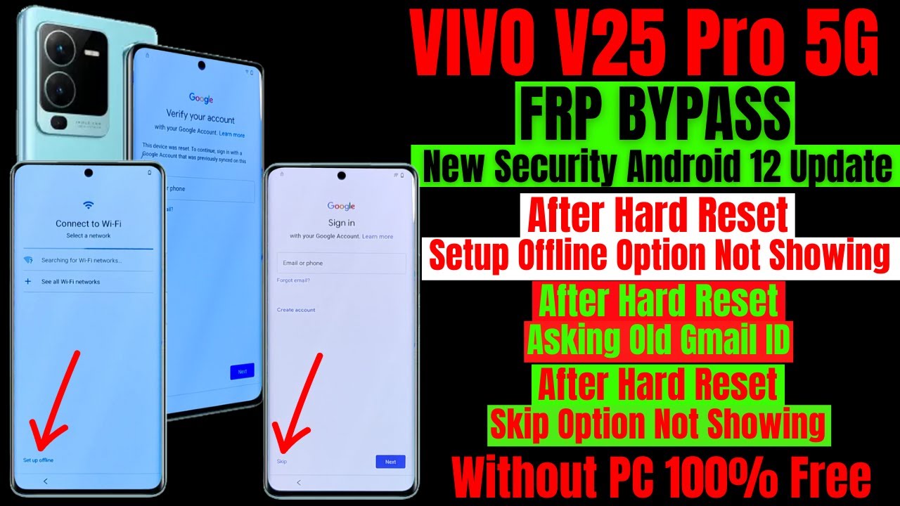 VIVO V25 Pro 5g Frp Bypass New Android 12 Update Without VIVO V25 Pro 5g Frp Bypass New Android 12 Update Without