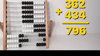 Abacus Simple Addition, 100 Bead Abacus