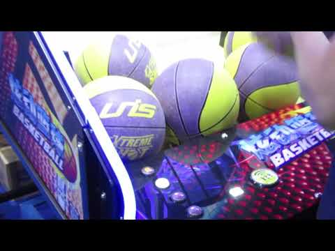 Electric 65 inch LCD Screen Basketball Arcade Ticket Redemption Game machine