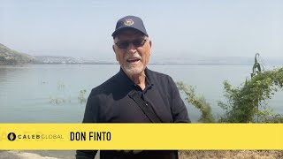 Don Finto and Caleb Global cleaning up Sea of Galilee