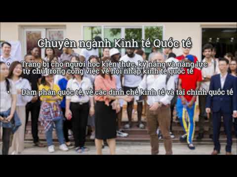 Giới thiệu ngành Kinh tế - Trường Đại học Thủy lợi