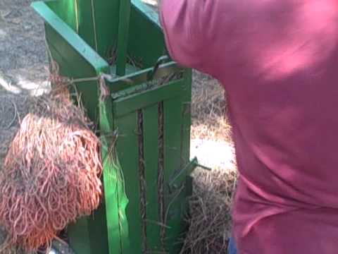 Pine Straw Hand Baler Plans DIY Free Download Daybed Woodworking Plans 