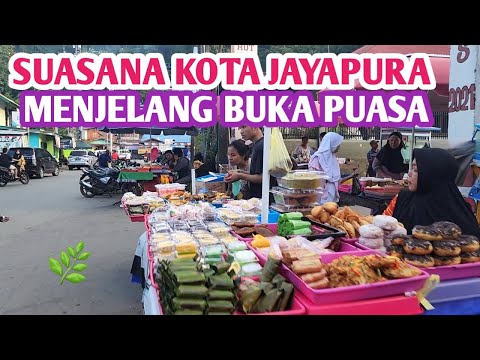 ATMOSPHERE BEFORE BREAKING THE FAST IN JAYAPURA CITY