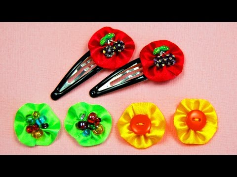 Бантики на заколки мастер классы Бантики на заколки мастер классы