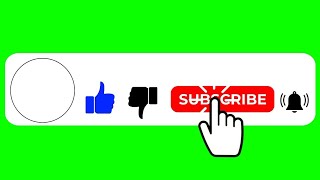 No Copyright, Subscribe And Bell Icon Into Sound Animation Green Screen Subscribe On Animated