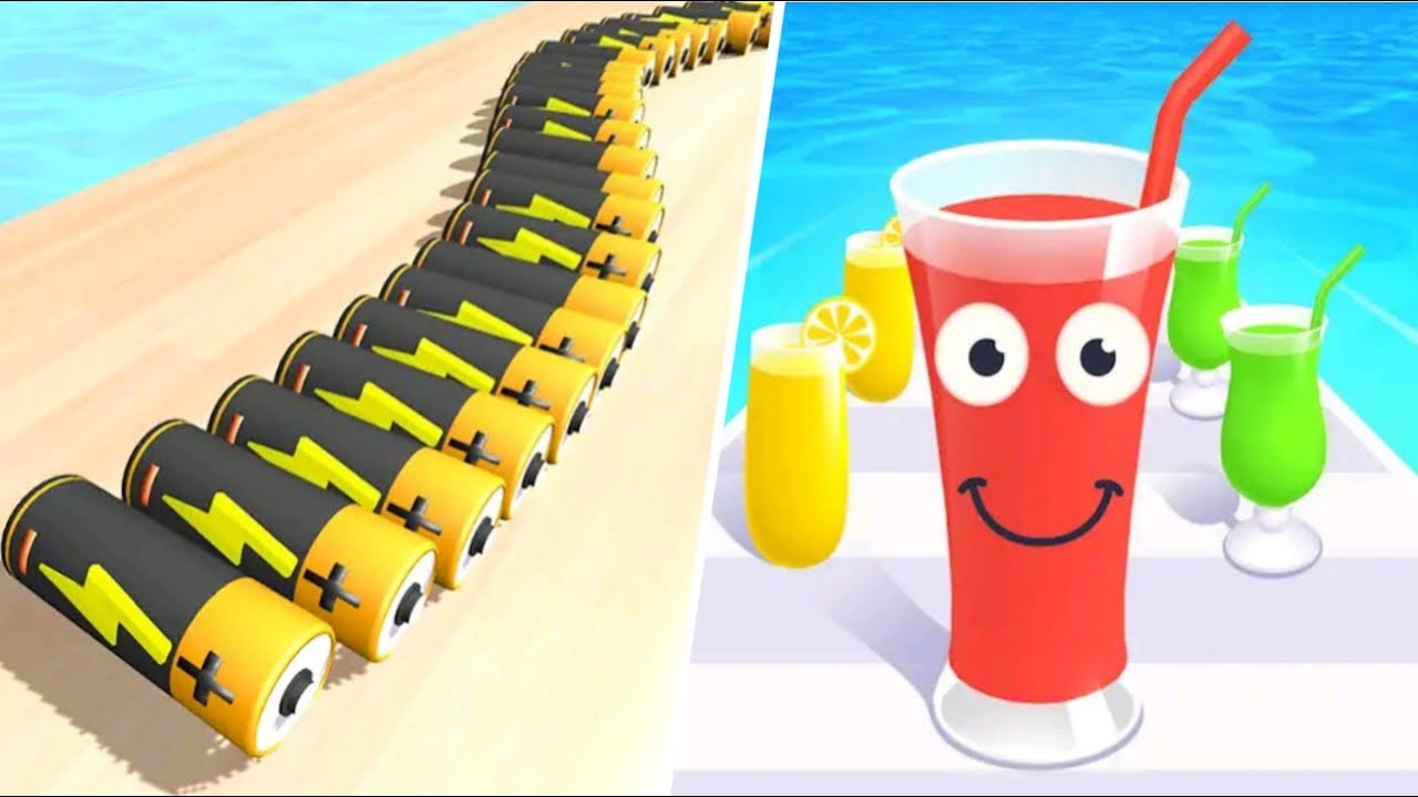 Battery Run Juice Run Gameplay All Levels Android,iOS Battery Run Juice Run Gameplay All Levels Android,iOS