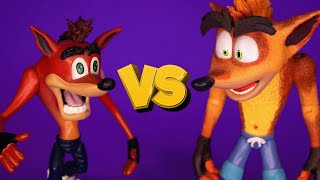 Resaurus Vs Neca Crash Bandicoot Action Figure Comparison
