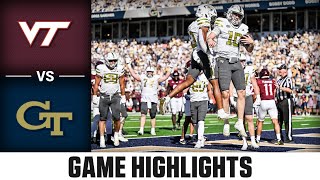 Virginia Tech Vs Georgia Tech Game Highlights 2025 Acc Football
