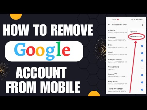 How To Remove Google Account From Mobile || Google How To Remove Google Account From Mobile || Google