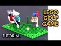 How to Build a LEGO Golf Game with Putting Green, Golf Bag and Clubs