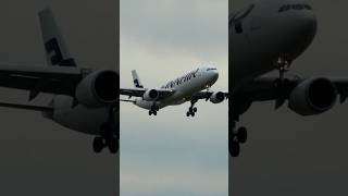 Close-Up Finnair Airbus A330 Landing