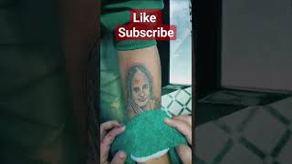 Mom Face Tattoo