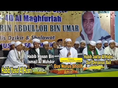 Habib Taufiq Cerita Dari baiknya Ahklak Dan ADAB kyai Hamid kepada Gurunya Habib Ja'far.