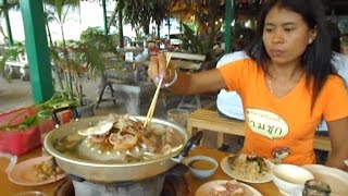 Thailand's best kept secret Thai food? Moo Kata (Thai barbecue) Restaurant in Krabi Town, Thailand.