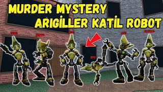 Arigi̇ller Murder Mystery Herkes Robot Olduayşem Ece Ariarigi̇llerroblox Murder Mystery 2