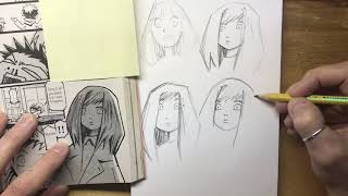 Learning to Draw Manga with Cognitive Drawing