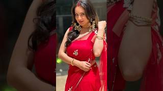 Puja Banarjee Slaying In Red Hot Saree Look