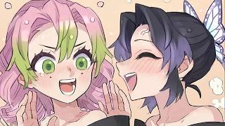 Mitsuri & Shinobu Vs Tanjiro Secret Training Demon Slayer Fan Animation Meme Funny Anime Comic