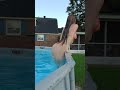girl in the pool with a thong