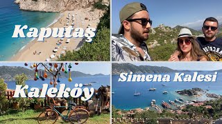Antalya Gezilecek Yerler Kaş, Kaputaş Plajı, Kekova, Kaleköy, Simena Kalesi