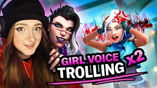 2 Fake Girl Voice Trolls Play VALORANT! (Ft. Matta)