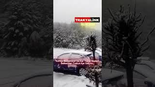 Komşu Bulgari̇standa Kar Başladi