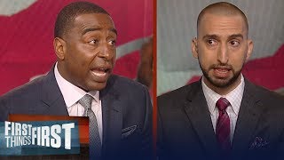 Cris Carter and Nick Wright on Kawhi Leonard's trade to Toronto Raptors | NBA | FIRST THINGS FIRST Cris Carter and Nick Wright on Kawhi Leonard's trade to Toronto Raptors | NBA | FIRST THINGS FIRST