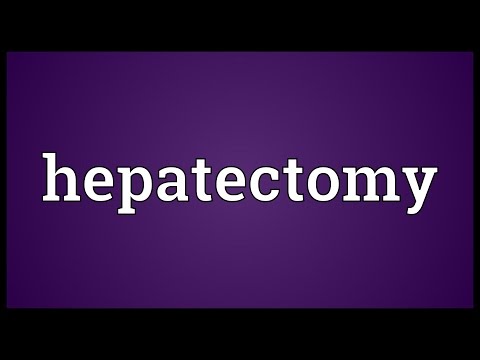 Header of hepatectomy