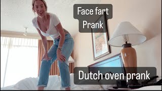 Face fart prank+ Dutch oven prank + pillow fart prank 😂😂😂😂