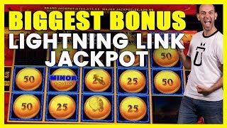 ??BIGGEST BONUS @ ?Lightning Link Jackpot?HIGH LIMIT ROOM Money Storm??San Manuel Casino ? BCSlots