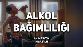 Alkol bağımlılığı animasyonu