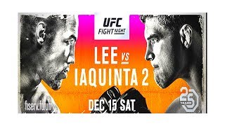 Al Iaquinta vs Kevin Lee 2 full fight card UFC on FOX 31 predictions and stream time