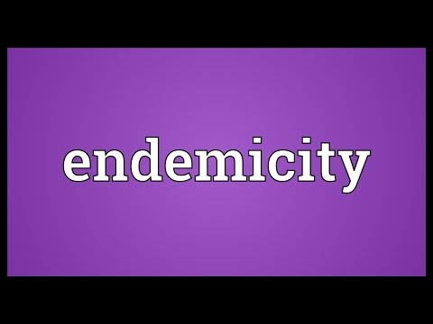 Header of endemicity
