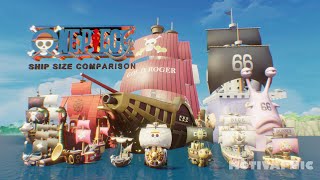 One Piece Ship Size Comparison