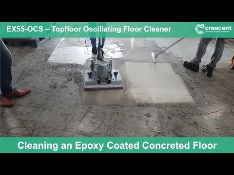 EX55-OCS Topfloor Oscillating Floor Cleaner - Machine in Action Video