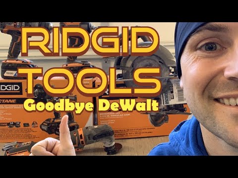Ridgid Tools. Goodbye DeWalt! (Ridgid warranty explained)