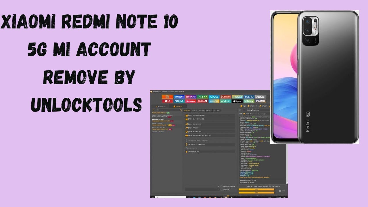 Xiaomi redmi note 10 5g mi account remove by unlocktools Xiaomi redmi note 10 5g mi account remove by unlocktools