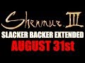 Shenmue 3 Slacker Backer Extended | August 31st 🔴ðŸŒ