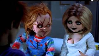 Chucky`nin Tohumu-Chucky Ve Tiffany `Bok Suratla Dalga geçmesi
