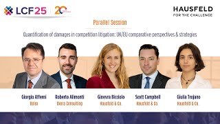 Lcf25 - Quantification Of Damages In Compeion Litigation Ukeu Perspectives & Strategies