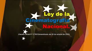 Audiolibro Ley De La Cinematografía Nacional Tomo V Desde El Artículo 49 Hasta El Art 63