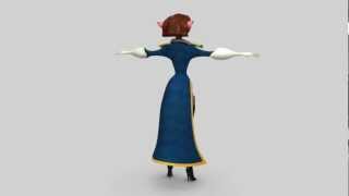 Captain Amelia 3D Model