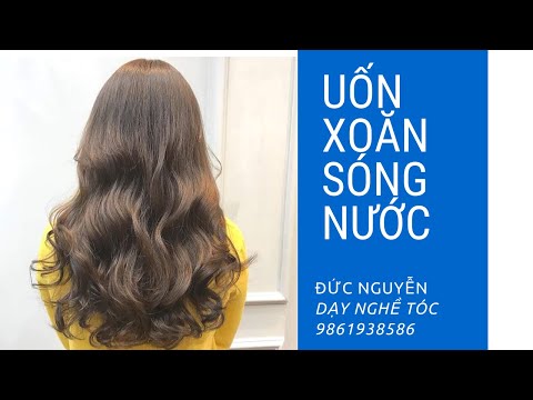 học nghề tóc bài 10 uốn xoăn sóng nước - đức nguyễn 0961938586